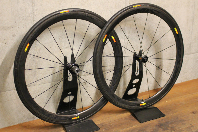 MAVIC カーボンホイール 前後セット　 チューブラ　リムブレーキ　ゴム付き マヴィック MAVIC コスミックカーボン COSMIC CARBON 40T チューブラー