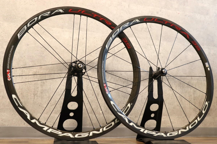 カンパニョーロ Campagnolo ボーラウルトラ BORA ULTRA 35 カーボン チューブラー ホイールセット シマノ 12/11S ナローリム 【さいたま浦和店】