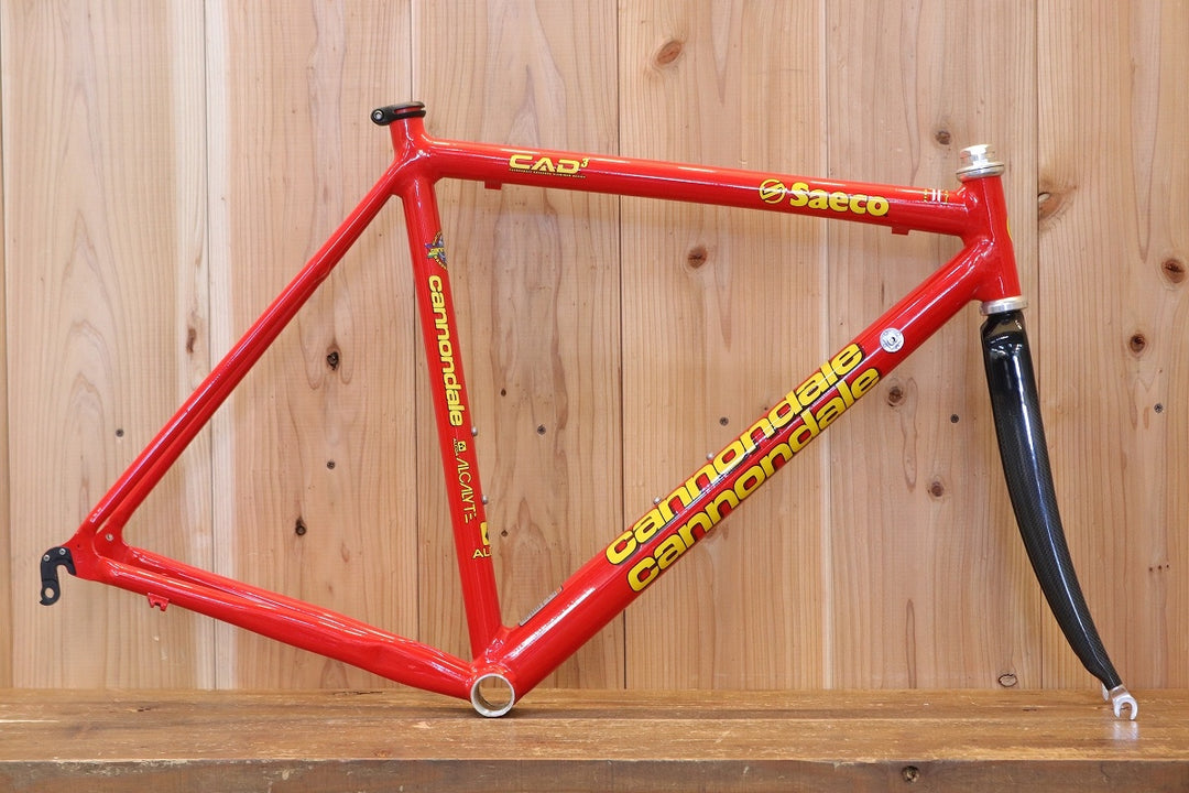 キャノンデール CANNONDALE CAD3 SAECO チームレプリカ 1998年頃 52サイズ アルミ ロードバイク フレームセット –  BICI AMORE ONLINE STORE