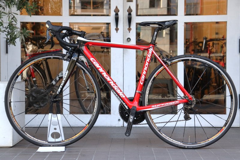 キャノンデール Cannondale スーパーシックス ハイモッド SUPERSIX Hi-mod 2010モデル 50サイズ シマノ デュラエース 7900 MIX 10S カーボン ロードバイク 【横浜店】