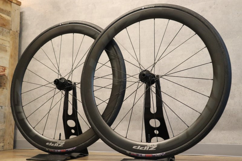 ジップ ZIPP 303S カーボン チューブレスレディ ディスク ホイールセット シマノ11S ワイドリム 23 【さいたま浦和店】