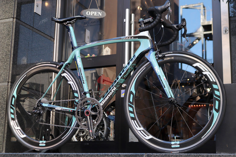 ビアンキ Bianchi オルトレ Oltre XR ヴァカンソレイユ 2013 57サイズ スーパーレコード 11S カーボン ロードバイク 【東京南麻布店】