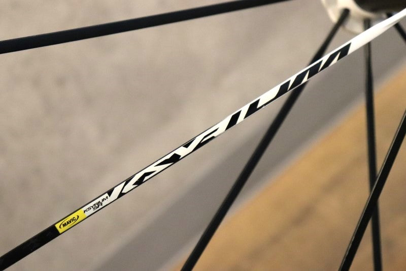 マヴィック MAVIC キシリウム KSYRIUM SR アルミ クリンチャー ホイールセット シマノ11S ナローリム 15C 【さいたま –  BICI AMORE ONLINE STORE