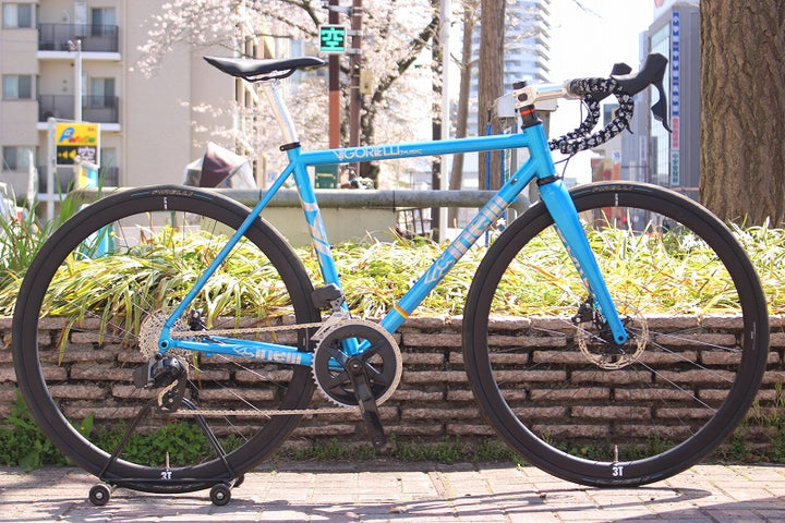 美車！チネリ CINELLI ヴィゴレッリ VIGORELLI ROAD DISC Sサイズ RIVAL E-TAP AXS 12S クロモリ ロードバイク【名古屋店】