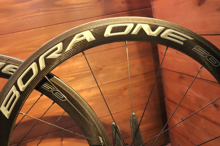 カンパニョーロ CAMPAGNOLO ボーラ BORA ONE 50 AC3 カーボン クリンチャー ホイールセット シマノ12/11S ワイドリム 17C 【東京南麻布店】