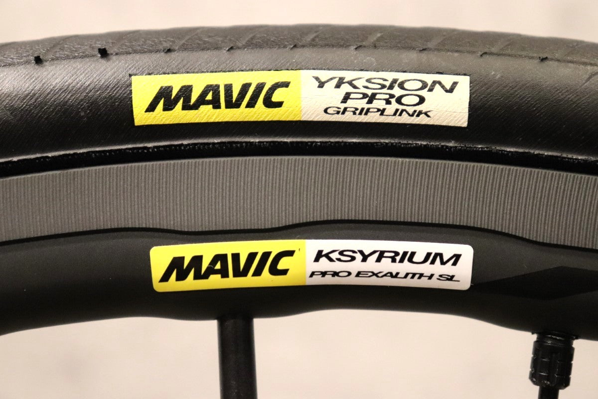 マヴィック MAVIC キシリウム プロ エグザリット KSYRIUM PRO EXALITH SL シマノ 12/11S アルミ クリンチャー  ホイールセット 【さいたま浦和店】