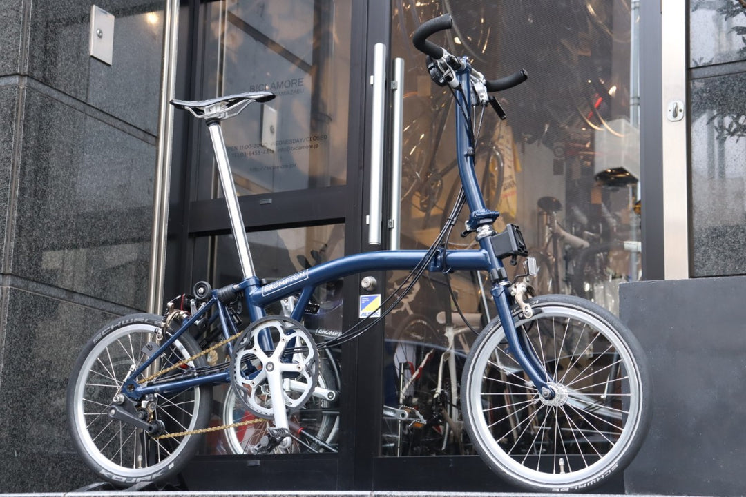 ブロンプトン BROMPTON S6L カスタム 2018モデル テンペストブルー 折り畳み 小径車 ミニベロ 16インチ 【東京南麻布店】 –  BICI AMORE ONLINE STORE