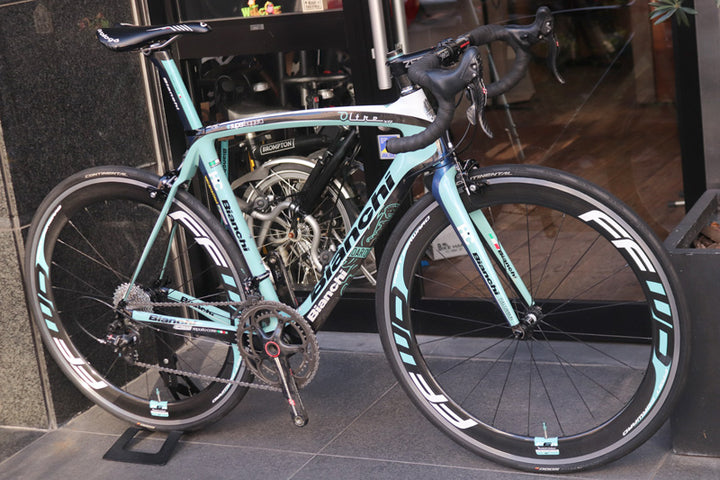 ビアンキ Bianchi オルトレ Oltre XR ヴァカンソレイユ 2013 57サイズ スーパーレコード 11S カーボン ロードバイク 【東京南麻布店】