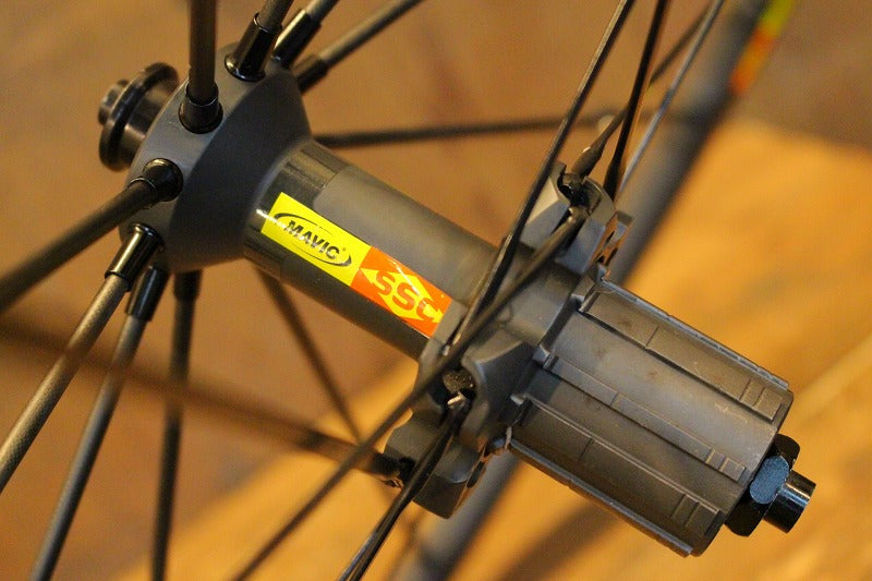 マヴィック MAVIC アールシス R-SYS SLR アルミ クリンチャー ホイールセット シマノ11S エグザリット 15C 【芦屋店】