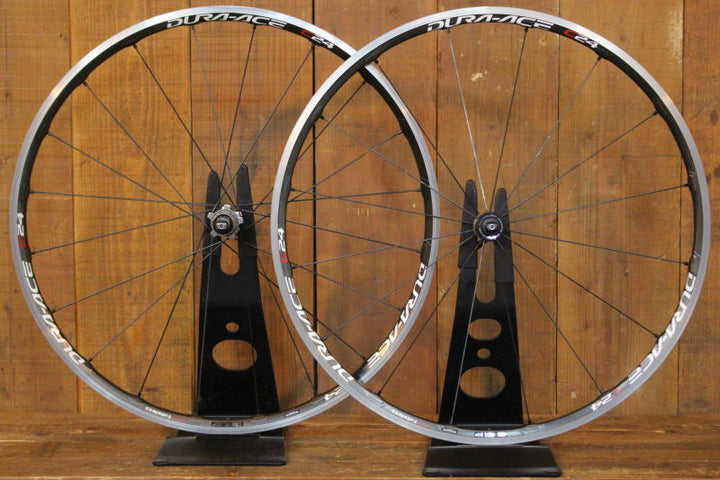 シマノ SHIMANO デュラエース DURA-ACE WH-7900 C24 TL カーボン アルミ チューブレス ホイールセット シマノ10S ナローリム C15【芦屋店】