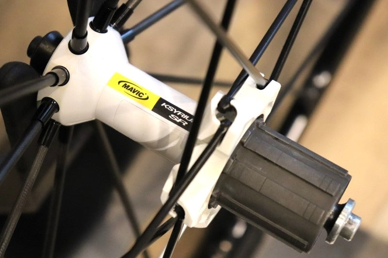 マヴィック MAVIC キシリウム KSYRIUM SR アルミ クリンチャー ホイールセット シマノ11S ナローリム 15C 【さいたま –  BICI AMORE ONLINE STORE