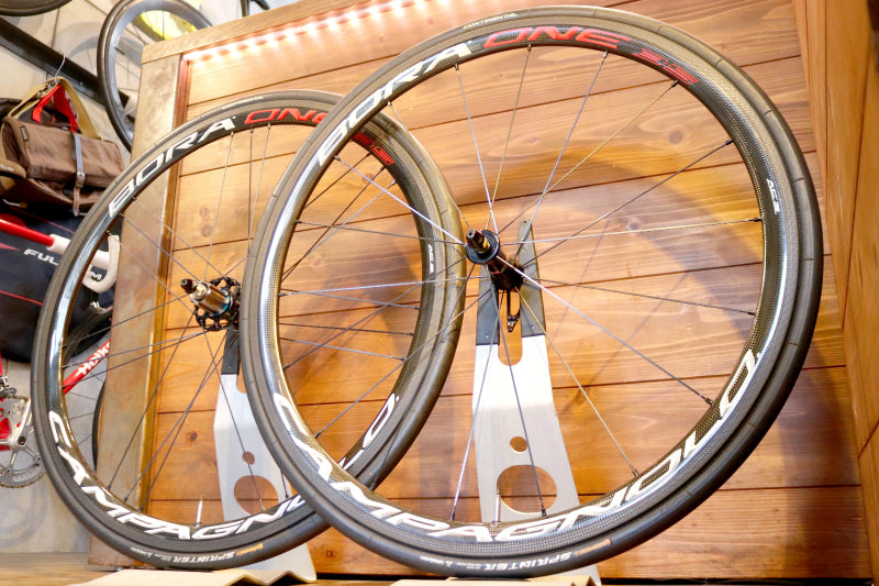 カンパニョーロ Campagnolo ボーラ ワン BORA ONE 35 AC3 カーボン チューブラー ホイールセット カンパ12/11S  【東京南麻布店】