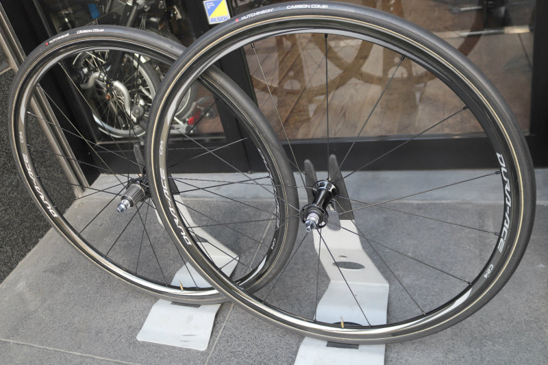 シマノ SHIMANO デュラエース DURA-ACE WH-9000 C24 TU カーボン チューブラー ホイールセット シマノ12/11S 【東京南麻布店】