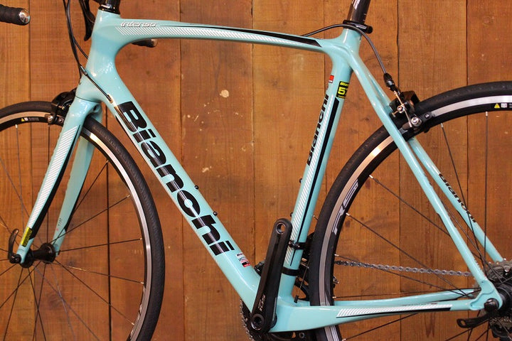 ビアンキ BIANCHI インテンソ INTENSO 2017年 57サイズ シマノ 105 5800 11S カーボン ロードバイク 【芦 –  BICI AMORE ONLINE STORE