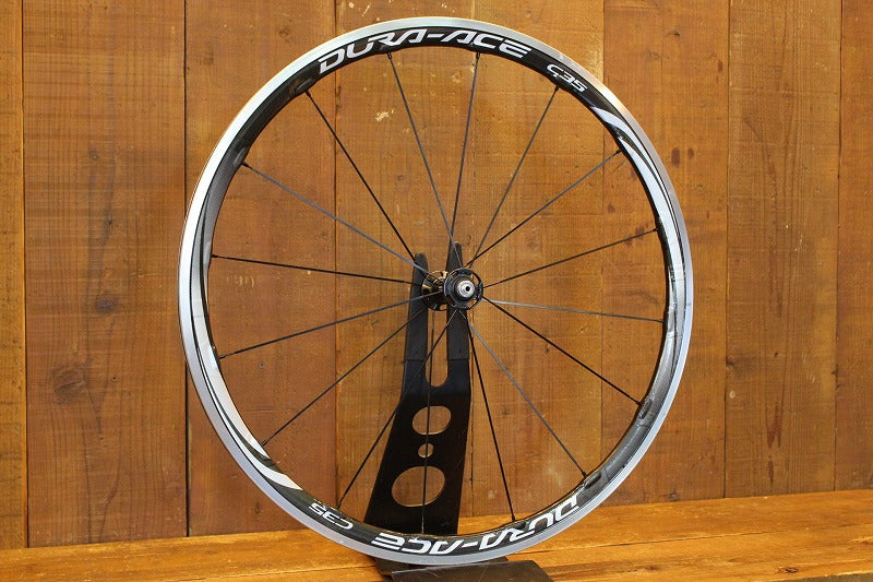 シマノ SHIMANO デュラエース DURA-ACE WH-9000 C35 CL アルミ カーボン クリンチャー ホイール シマノ 11S 15C フロントのみ 【芦屋店】