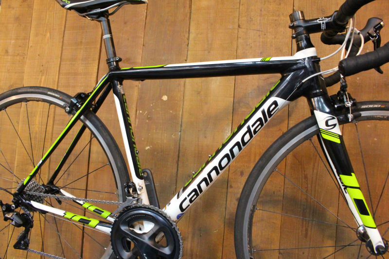 キャノンデール CANNONDALE キャド CAAD10 2015年モデル 50サイズ シマノ 105 5800 MIX 11S アルミ ロードバイク【芦屋店】