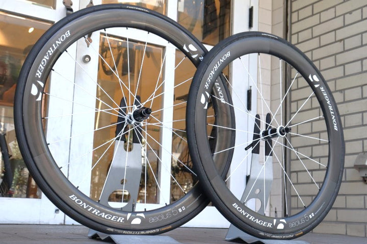 ボントレガー BONTRAGER Aeolus 5 カーボン チューブラー ホイールセット シマノ12/11S ワイドリム 26mm 【横浜店】