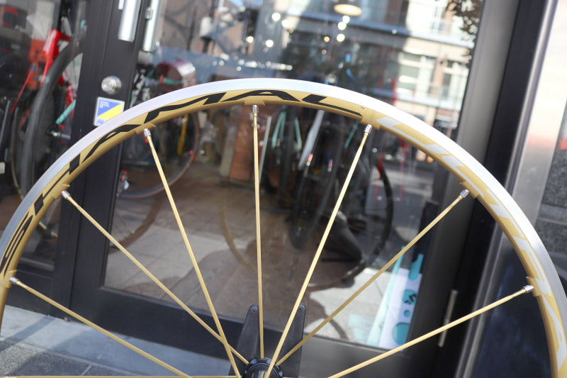 カンパニョーロ Campagnolo シャマル ウルトラ SHAMAL ULTRA GOLD ホイールセット アルミ クリンチャー カンパ12/11S  15C 【東京南麻布店】