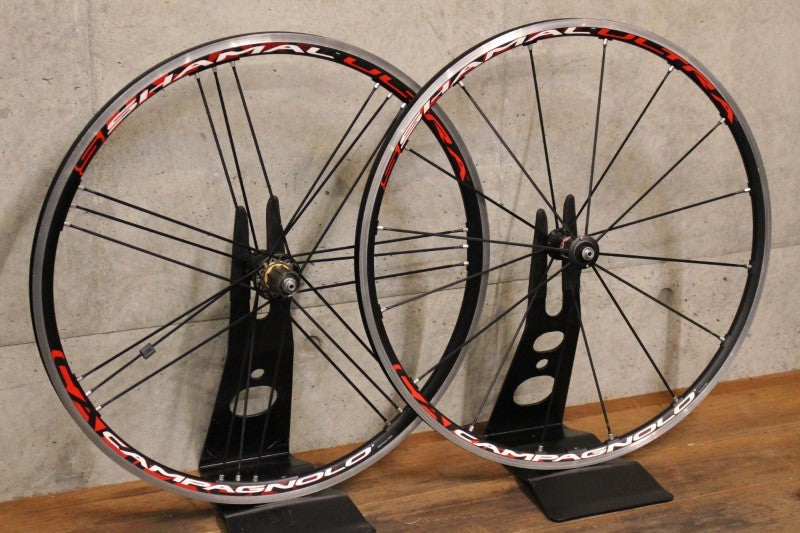 カンパニョーロ CAMPAGNOLO シャマルウルトラ SHAMAL ULTRA アルミ チューブラー ホイールセット シマノ10S ナローリム  【福岡店】