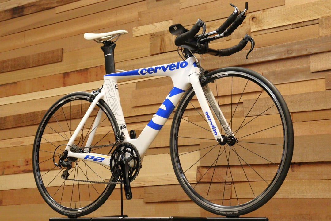 サーヴェロ CERVELO P2 2014年頃モデル 48サイズ シマノ 105 5700MIX 10S カーボン タイムトライアル バイク 【立川店】