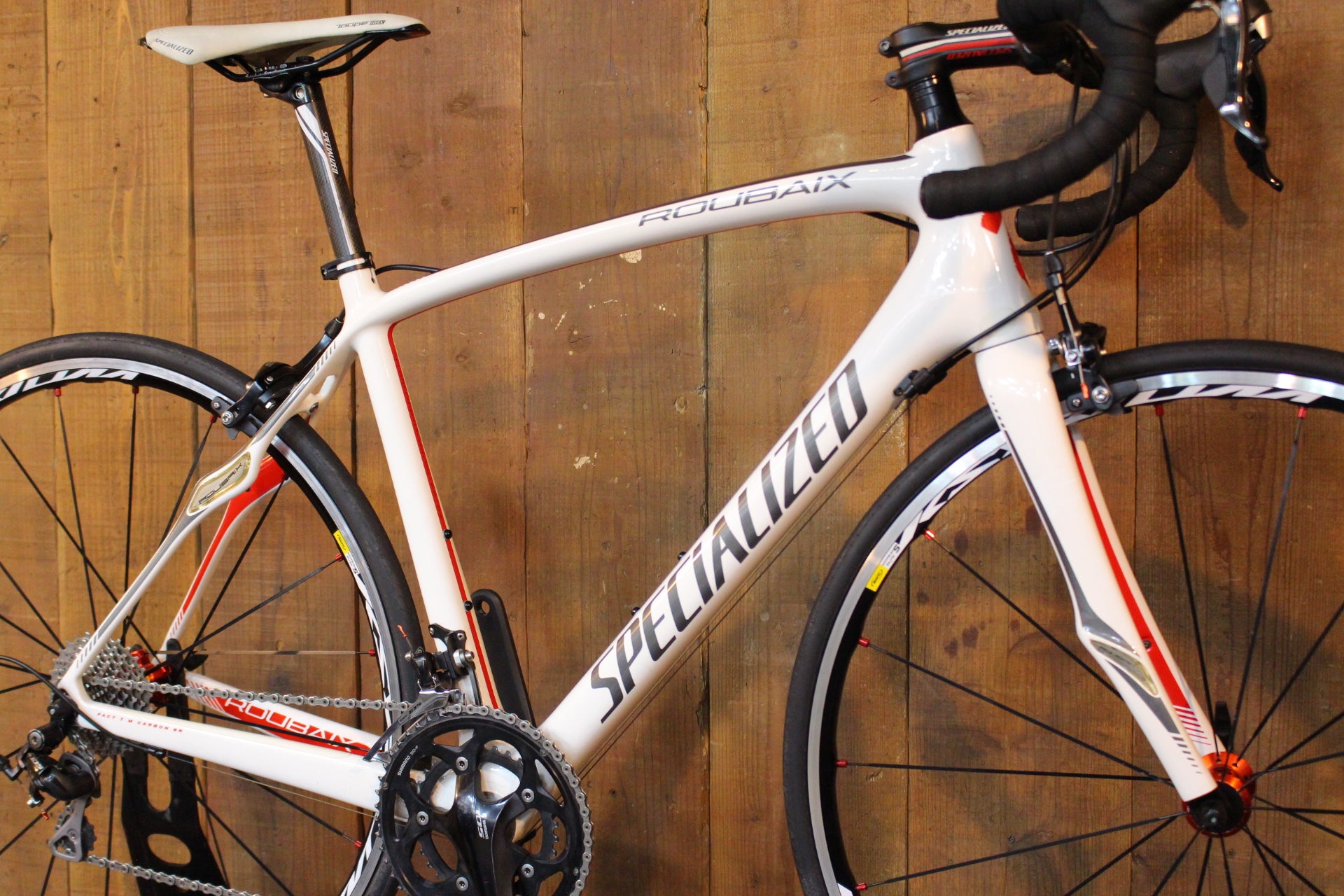 スペシャライズド SPECIALIZED ルーヴェ ROUBAIX SL4 ELITE 2014年 54サイズ シマノ 105 5700 10S  カーボン ロードバイク MAVIC KSYRIUM