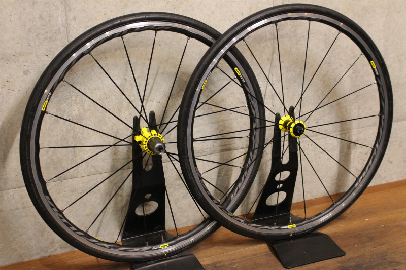 マヴィック MAVIC キシリウムエリート KSYRIUM ELITE UST アルミ チューブレスレディ ホイールセット シマノ11S ワイドリム 17C【福岡店】