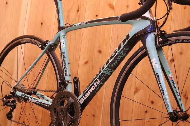 ビアンキ BIANCHI オルトレ OLTRE XR VACANSOLEIL 2013年モデル 50サイズ カンパニョーロ コーラス 11S カーボン ロードバイク 【芦屋店】