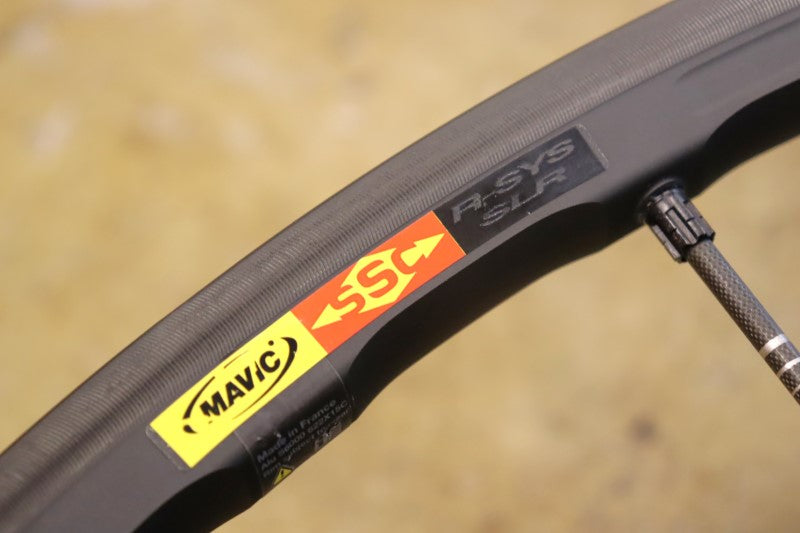 マヴィック MAVIC アールシス R-SYS SLR アルミ クリンチャー ホイールセット シマノ11S EXALITH 15C【立川店】