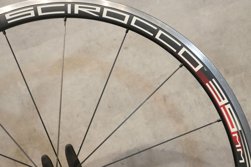 カンパニョーロ Campagnolo シロッコ Scirocco 35 アルミ クリンチャー ホイールセット ナローリム 15C カンパ11s【さいたま浦和店】