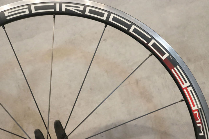 カンパニョーロ Campagnolo シロッコ Scirocco 35 アルミ クリンチャー ホイールセット ナローリム 15C カンパ11s【さいたま浦和店】