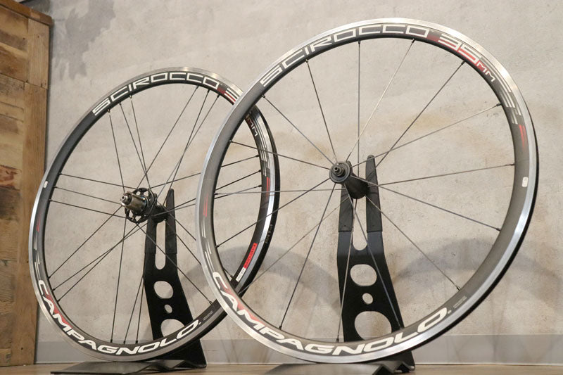 カンパニョーロ Campagnolo シロッコ Scirocco 35 アルミ クリンチャー ホイールセット ナローリム 15C カンパ11s【さいたま浦和店】