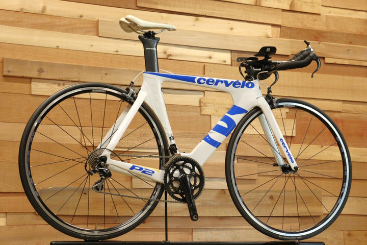 サーヴェロ CERVELO P2 2014年頃モデル 48サイズ シマノ 105 5700MIX 10S カーボン タイムトライアル バイク 【立川店】