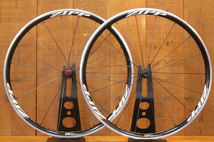 ジップ ZIPP 101 アルミ クリンチャー ホイールセット シマノ11S ナローリム 15C リコール対応済み 【芦屋店】