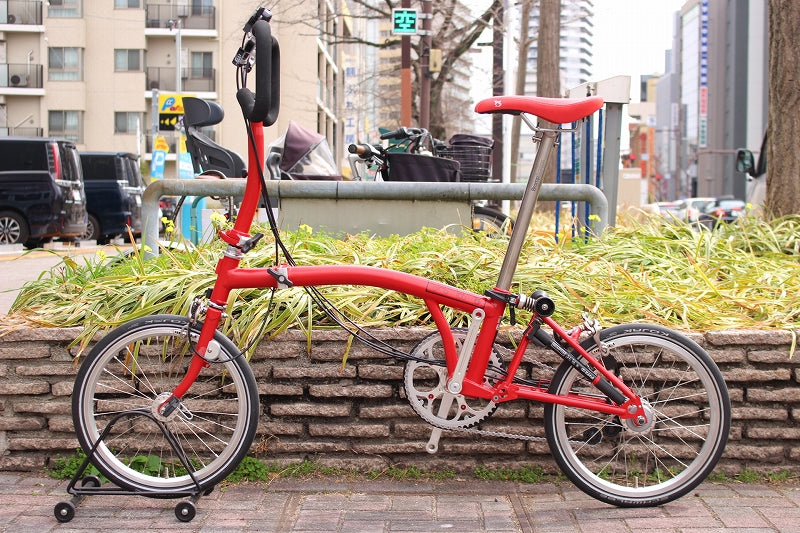 ブロンプトン BROMPTON P6L 16インチ 内装3段外装2段 ミニベロ レッド 小径車 philwood 【名古屋店】