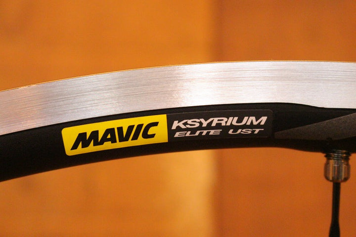 マビック MAVIC キシリウム エリート KSYRIUM ELITE UST アルミ チューブレスレディ ホイールセット シマノ11/12S ワイド 17C 【芦屋店】