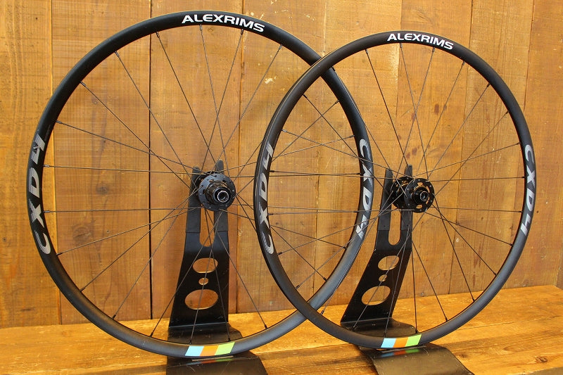 アレックスリムズ ALEXRIMS CXD4 DISC アルミ チューブレスレディ ホイールセット シマノ11S ワイドリム 19C シクロクロス  【芦屋店】