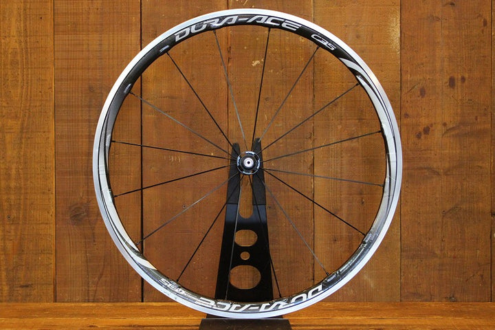 シマノ SHIMANO デュラエース DURA-ACE WH-9000 C35 CL アルミ カーボン クリンチャー ホイール シマノ 11S 15C フロントのみ 【芦屋店】