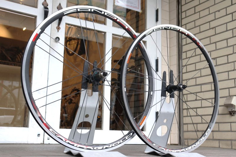 カンパニョーロ Campagnolo ゾンダ ZONDA アルミ クリンチャー ホイールセット シマノ 11S ナローリム 15C 【横浜店 –  BICI AMORE ONLINE STORE