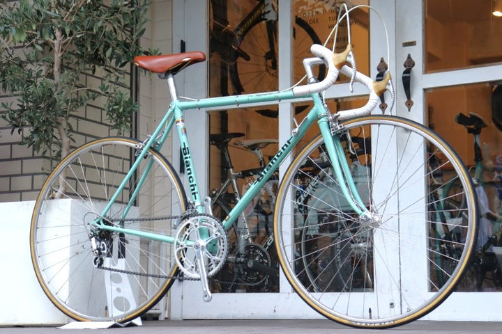 ビアンキ Bianchi カンピオーネデルモンド CAMPIONE DEL MONDO CX 70's カンパ スーパーレコード 5S クロモリ ロードバイク 【横浜店】