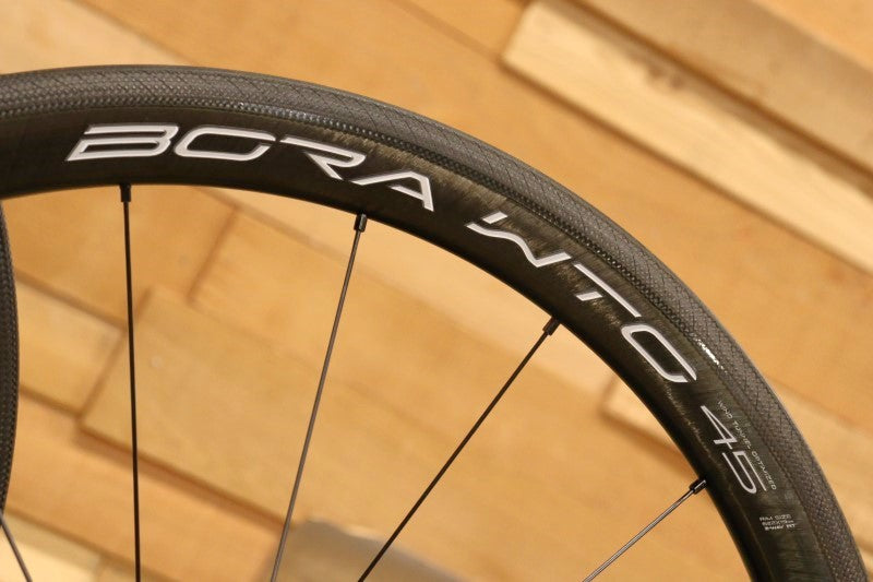 カンパニョーロ Campagnolo ボーラ BORA WTO 45 カーボン チューブレス ホイールセット シマノ 12/11S ワイド 19C【立川店】