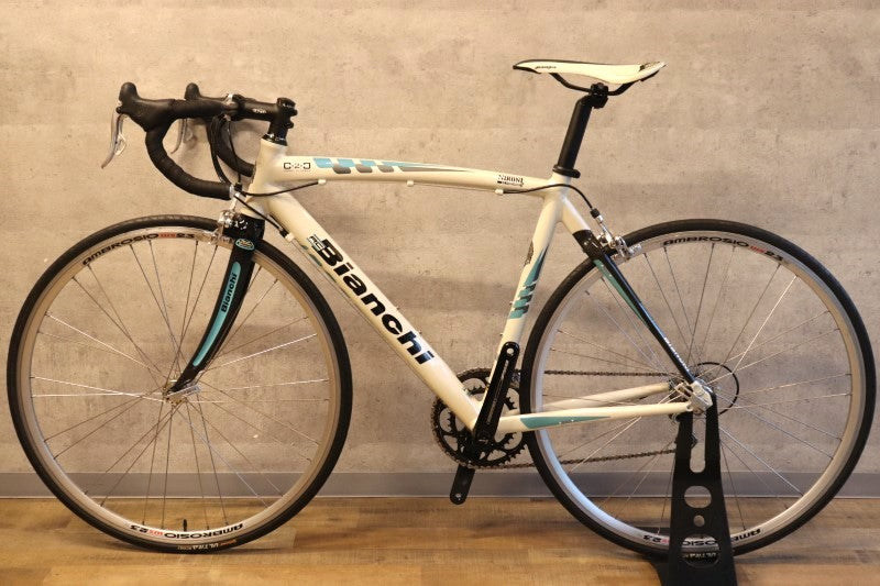 ビアンキ Bianchi ヴィアニローネ Via Nirone7 Alu Carbon 2007 55サイズ カンパニョーロ ヴェローチェ 10S ロードバイク 【さいたま浦和店】