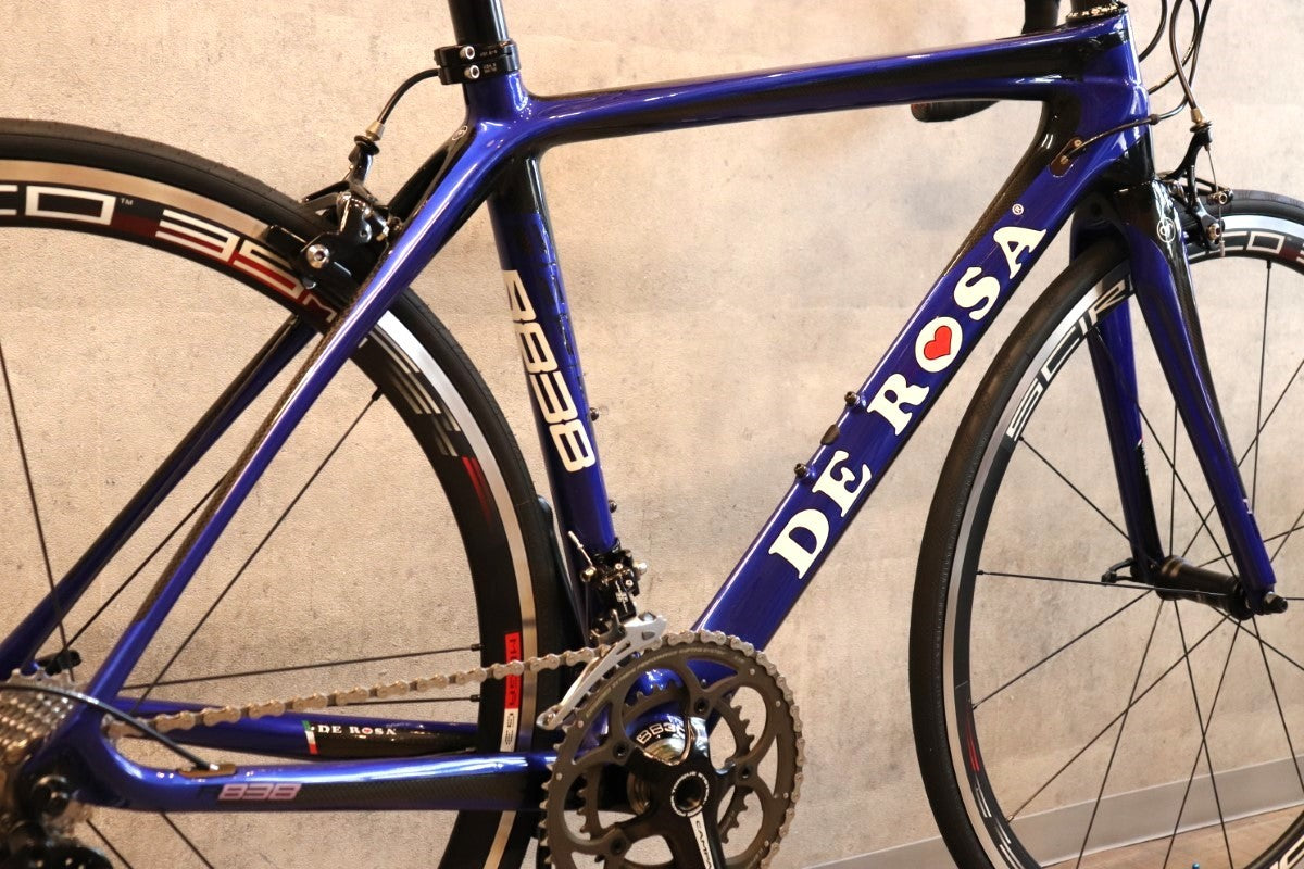 デローザ DE ROSA R838 2014 45サイズ カンパニョーロ アテナ 11S カーボン ロードバイク  【イタリアンレーサー入門機】【さいたま浦和店】