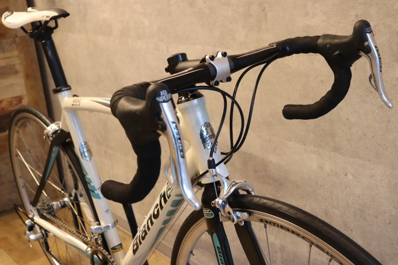 ビアンキ Bianchi ヴィアニローネ Via Nirone7 Alu Carbon 2007 55サイズ カンパニョーロ ヴェローチェ 10S ロードバイク 【さいたま浦和店】