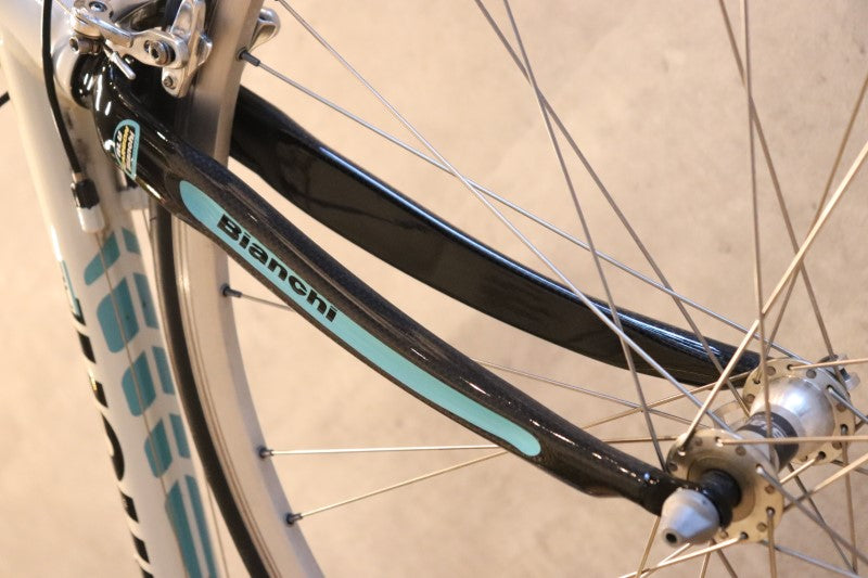 ビアンキ Bianchi ヴィアニローネ Via Nirone7 Alu Carbon 2007 55サイズ カンパニョーロ ヴェローチェ 10S ロードバイク 【さいたま浦和店】