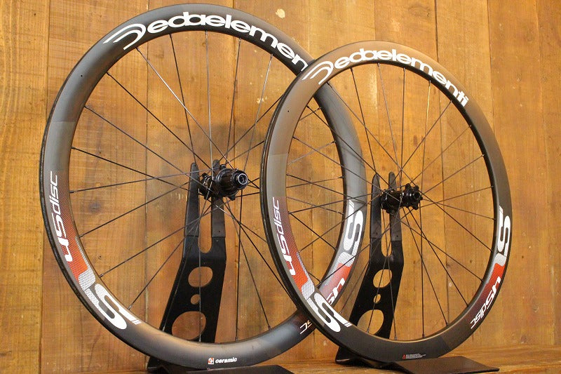 デダ エレメンティ DEDA ELEMENTI SL45 DISC カーボン チューブレスレディ ホイールセット シマノ11S ワイドリム 18C 【芦屋店】