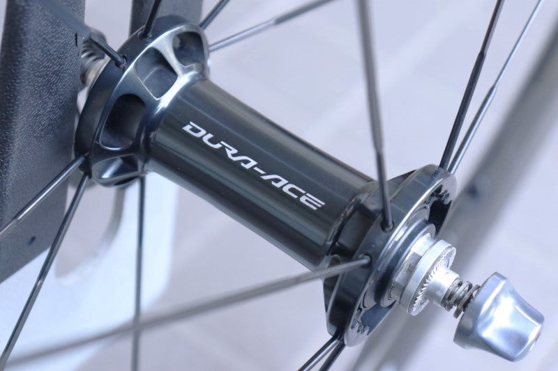 シマノ SHIMANO デュラエース DURA-ACE WH-9000 C50 CL アルミ カーボン クリンチャー ホイールセット シマノ11S 17C 【横浜店】