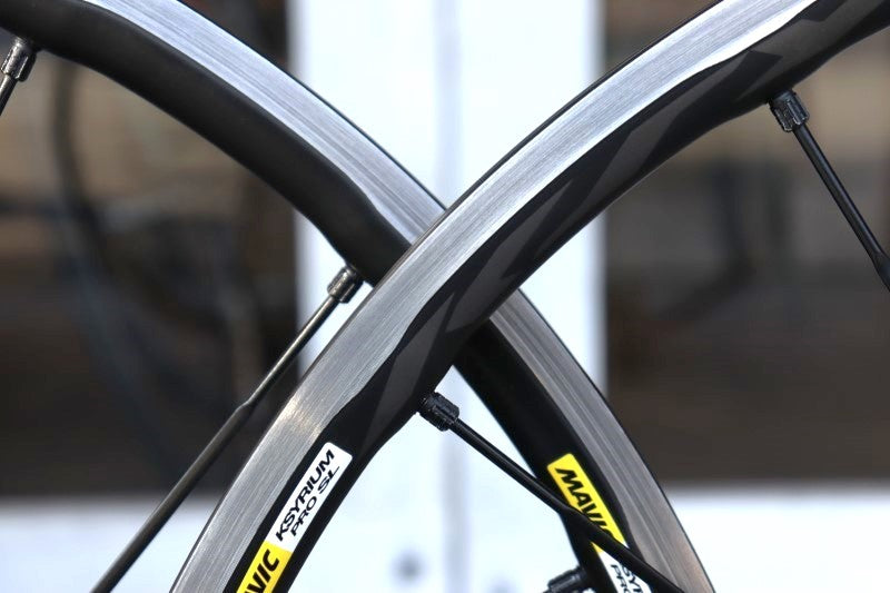 マヴィック MAVIC キシリウム プロ KSYRIUM PRO SL アルミ クリンチャー ホイールセット シマノ12/11S 15C 【横浜店】