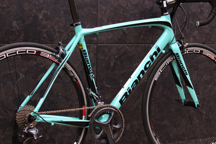 ビアンキ Bianchi インプルソ IMPULSO 2015 550サイズ シマノ アルテグラ 6800 カンパニョーロ シロッコ アルミ ロードバイク 【福岡店】