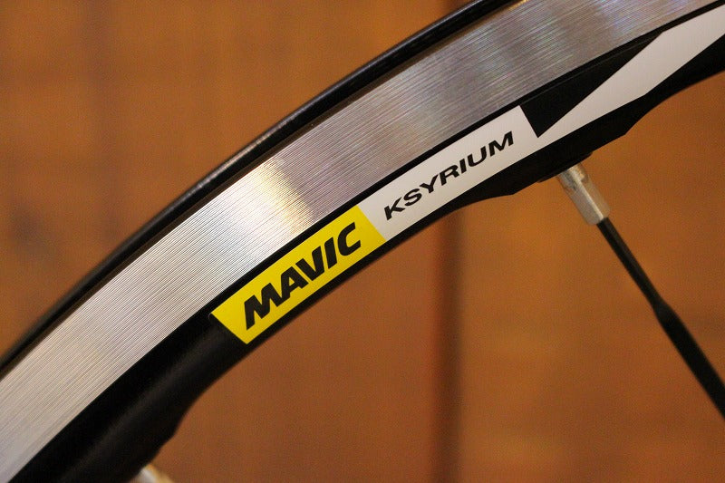 マヴィック MAVIC キシリウム KSYRIUM アルミ クリンチャー ホイールセット シマノ11S/12S ワイドリム 17C 【芦屋店】