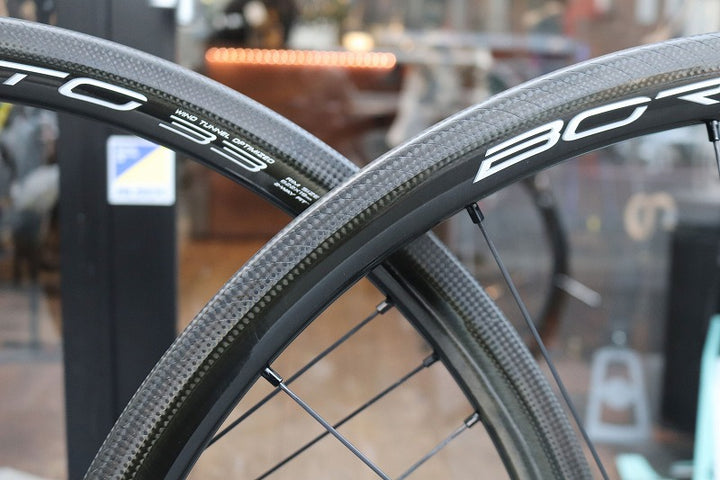 カンパニョーロ Campagnolo ボーラ BORA WTO 33 カーボン チューブレス ホイールセット シマノ12/11速 ワイドリム 19C 【東京南麻布店】